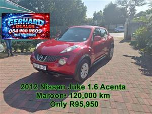 2012 Nissan  Juke 1.6