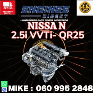 Import Nissan 2.5 VVTi QR25 Engine