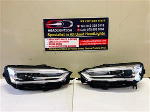 Audi A5 Sportback left and right side headlights (2017)