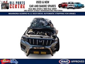 Mahindra Scorpio N 2.2 2013 diesel automatic Stripping for Spares