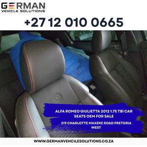 Alfa Romeo Giulietta car seats for sale 