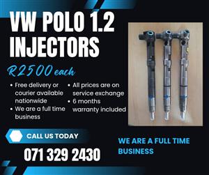 VW POLO 1.2 INJECTORS WITH WARRANTY INCLUDED 
