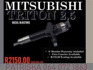 Mitsubishi Triton 2.5 Diesel injectors for sale on same day services