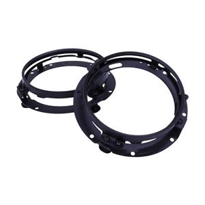 Universal Mounting Bracket for 7″ Headlights/Spotlights (Black) - pair