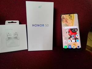 HONOR CELL PHONE 5G + EAR BUDS 