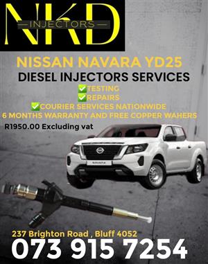 Before & After Images Nissan Navara yd25 injectors 