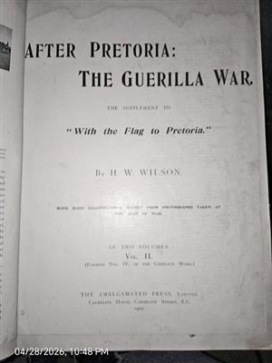 2 volumes After Pretoria . The Guerilla War 1902