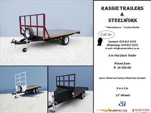 Flat Deck Trailer 3 m