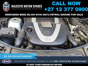 Mercedes Benz ML350 W163 M272 engine for sale