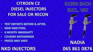 DIESEL INJECTORS FOR SALE FOR CITROEN C2 