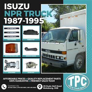 Isuzu NPR 1987-1995 Model Parts available in store while stocks last.