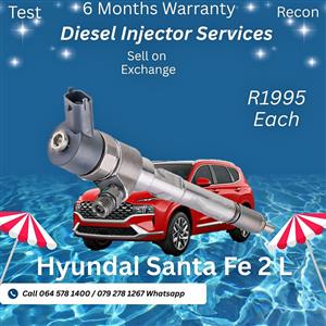 Santa Fe diesel injectors