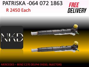 MERCDEDES C270 DELPHI INJECTORS FOR SALE