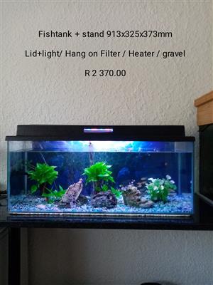Fish tanks + accessories 