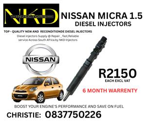 NISSAN MICRA 1.5 DIESEL INJECTORS FOR SALE