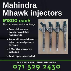 MAHINDRA MHAWK INJECTORS FOR SALE WITH WARRANTY 