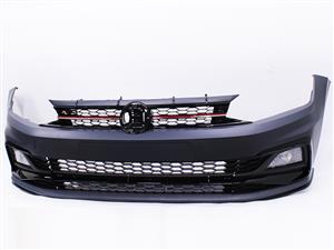 VW Polo AW 2018 Full GTI Bodykit (Front bumper, Side Skirts, Rear Diffuser)
