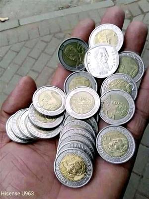 We are Buying R5 Mandela Coins and R2 Coins and Old Coins 