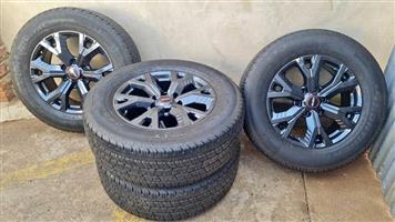 Ford  Ranger original alloy mags size 18 +tyres