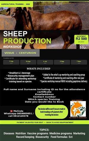 SHEEP PRODUCTION WORKSHOP