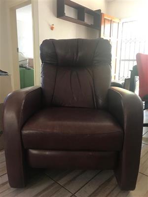 Lovely Leather Recliner Couch