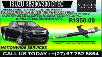 Isuzu KB280/KB300 DTEC Diesel Injectors on Repair