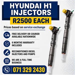HYUNDAI H1 INJECTORS FOR SALE WITH WARRANTY 