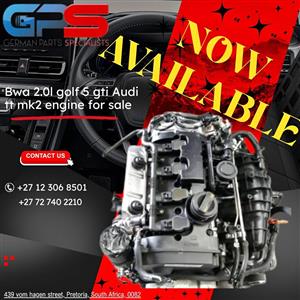 Bwa 2.0 golf 5 gti audit t mk2 engine  FOR SALE 