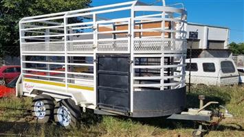 3.5ton Round Nose 4m Cattle Trailer For Livestock Agriculture