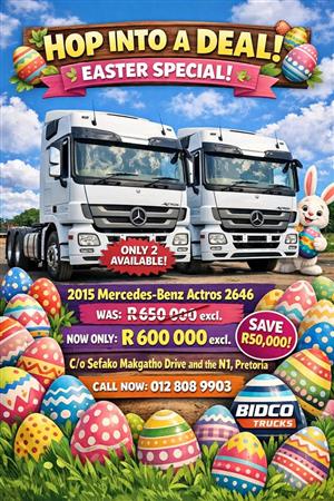 2015 MERCEDES BENZ ACTROS 2646