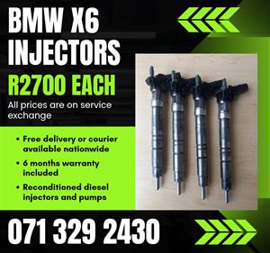 BMW X6 INJECTORS FOR SALE WITH WARRANTY INCLUDED 