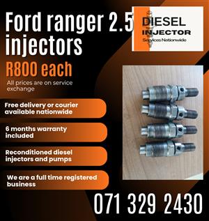FORD RANGER 2.5 INJECTORS FOR SALE WITH WARRANTY INCLUDED 