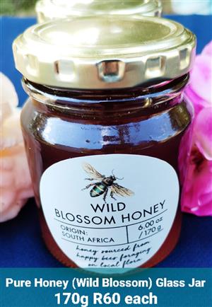 Pure Honey Glass Jar 170g (perfect for gift) for sale in Pretoria 