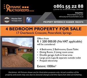 House For Sale in Petersfield Ext 1