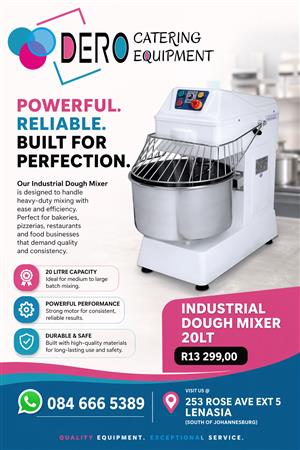 Industrial 20Lt Dough Mixer