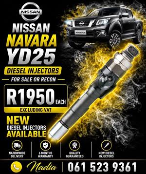 NISSAN NAVARA YD25 DIESEL INJECTORS FOR SALE