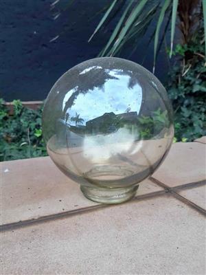Smoked glass globe lamp shade R150