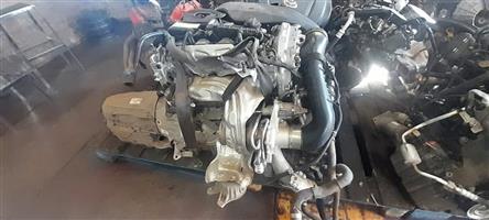 W205 274 Mercedes Benz Engine and auto gearbox for sale. 