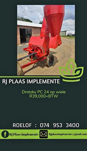 Drotsky PC 24 hammermeul met wiele