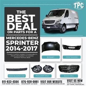 We stock the best parts for your Mercedes-Benz Sprinter 2014-2017 Model