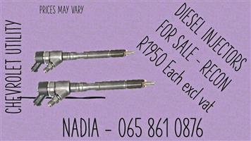 CHEVROLET UTILITY DIESEL INJECTORS FOR SALE WE SELL ON EXCHANGE OR RECON