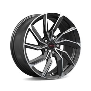 15″ A-Line Recoil 5/114 Black Machine Face Alloy Wheels
