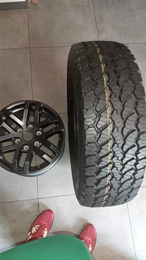 17" Ford Raptor original mag with brand new 285/70/17 General Grabber AT3 to use for spare