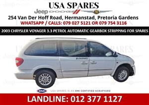 Stripping a Chrysler Voyager 3.3 For Spares 