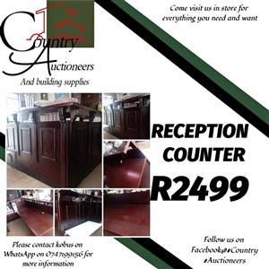 Receptionist counter