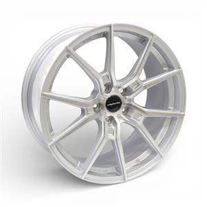 19″ Racing Hart Griel 5/112 Silver Machine Lip Alloy Wheels