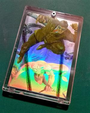 Spiderman vs Dr Octagon - Hologram Collectors Card 1995 