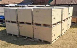 Palleted Plywood Import/Export Crates 1.2x1.0x70cm 