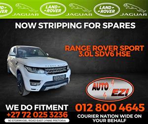 RANGE ROVER SPORT 3.0L SDV6 HSE NOW STRIPPING FOR SPARES | AUTO EZI