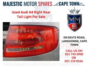 Audi A4 Right Rear Tail Light For Sale